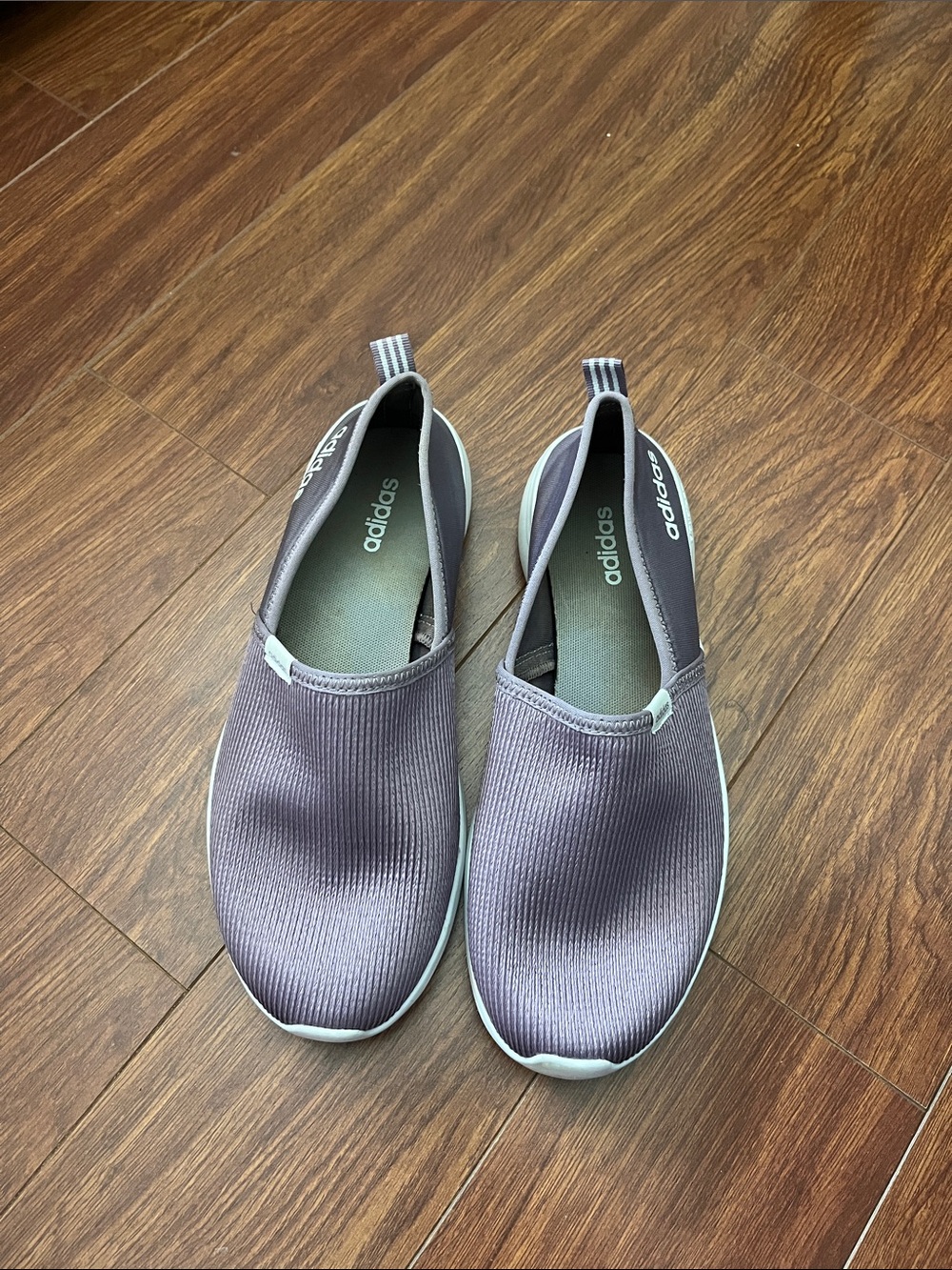 adidas Women's Slip-On Sneakers in Lavender Gray